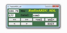 Подключение RDA5807 к ARDUINO с управлением с компьютера + софт